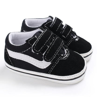 Newborn Baby Canvas Shoes Anti-slip Soft Baby Boy Girl Sneakers Casual Multi-Color Toddler First Walkers Crib Shoes