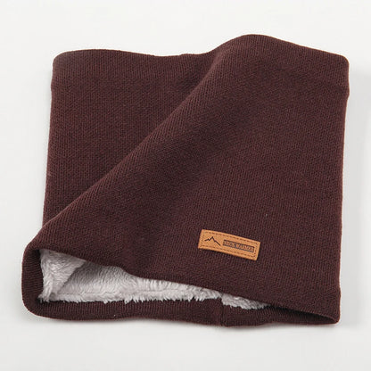 2023 Winter Warm Scarf For Women Knitted Neck Scarves Rings Plush Solid Men's Collar Ring Female Foulard Neckerchief