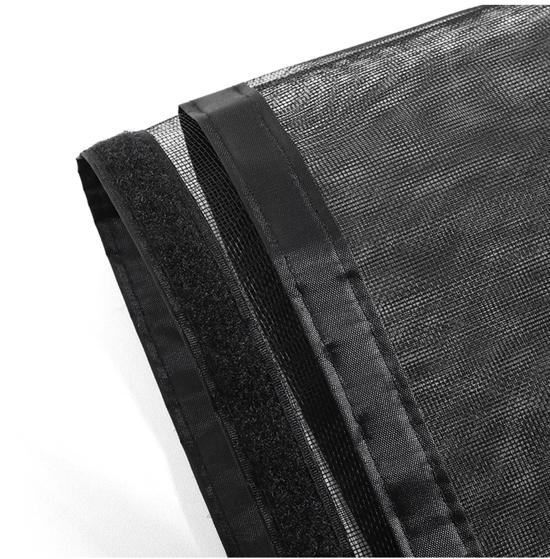 Black，Mosquito net magnetic screen air curtain invisible customized size，Magnetic stripe opens from the middle，motorhomes， car