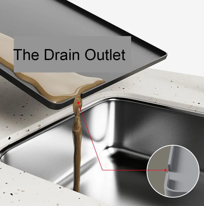 Home Coffee Machine Table Mat Anti-slip Silicone Coffee Mat Tamper Holder Station Cup Drainer Barista Coffee Accessories