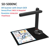 NETUM Book Scanner T101 Autofocus Document Scanner Max A4 A3 Size with Smart OCR Led Table Desk Lamp for Family Home Office