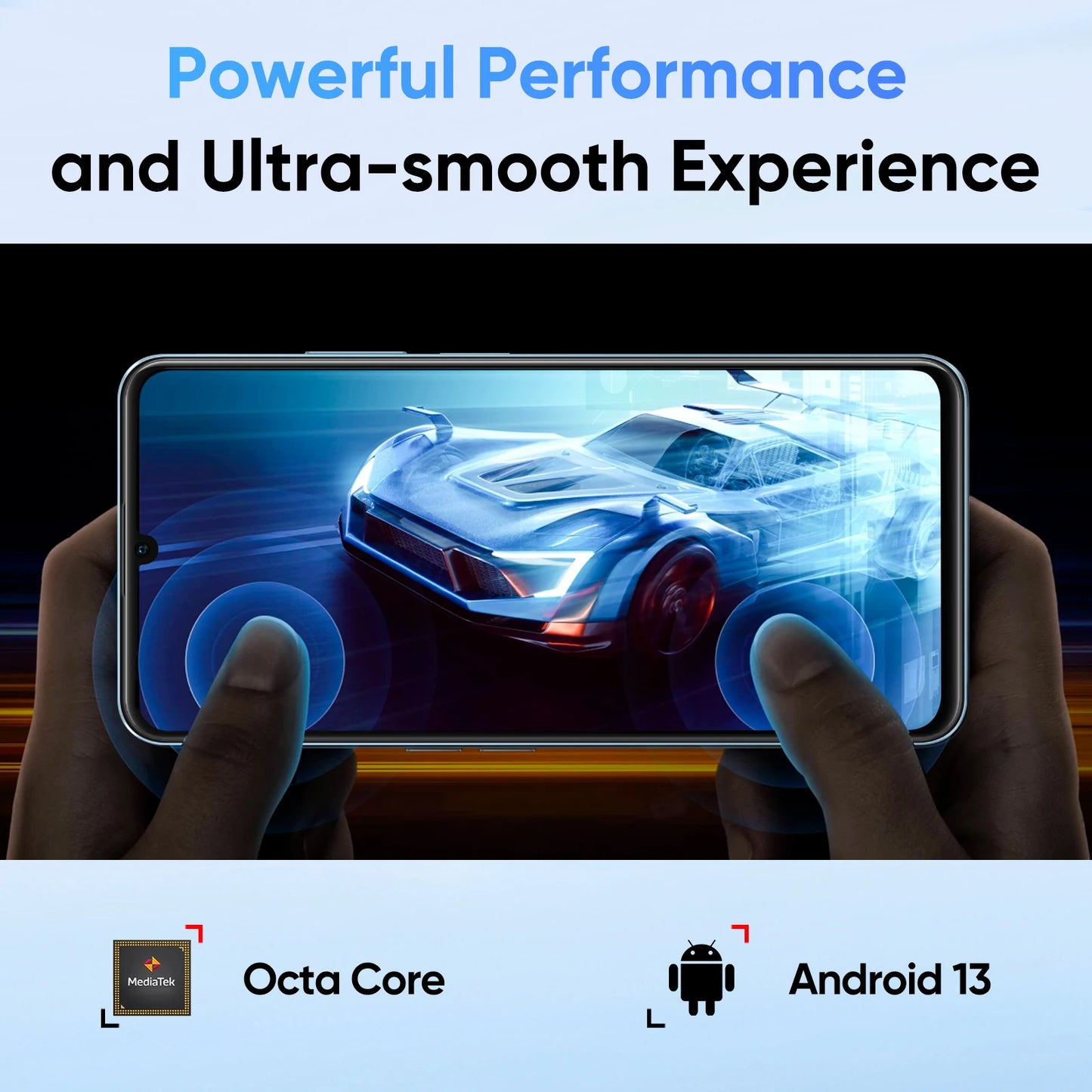 Realme Note 50: Pantalla grande de 6,74 pulgadas, potente teléfono de 8 núcleos, cámara IA de 13 MP, resistencia al agua IP54, batería de 4890 mAh.