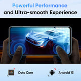 realme Note 50 6.74'' Large Display Screen Powerful 8-Core Phone 13MP AI Camera IP54 Waterproof 4890mAh