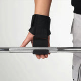 1PC Weight Lifting Hook Grips with Wrist Wraps Gym Hand-Bar Wrist Strap  Fitness Hook Weight Strap Pull-Ups Power Lifting Gloves