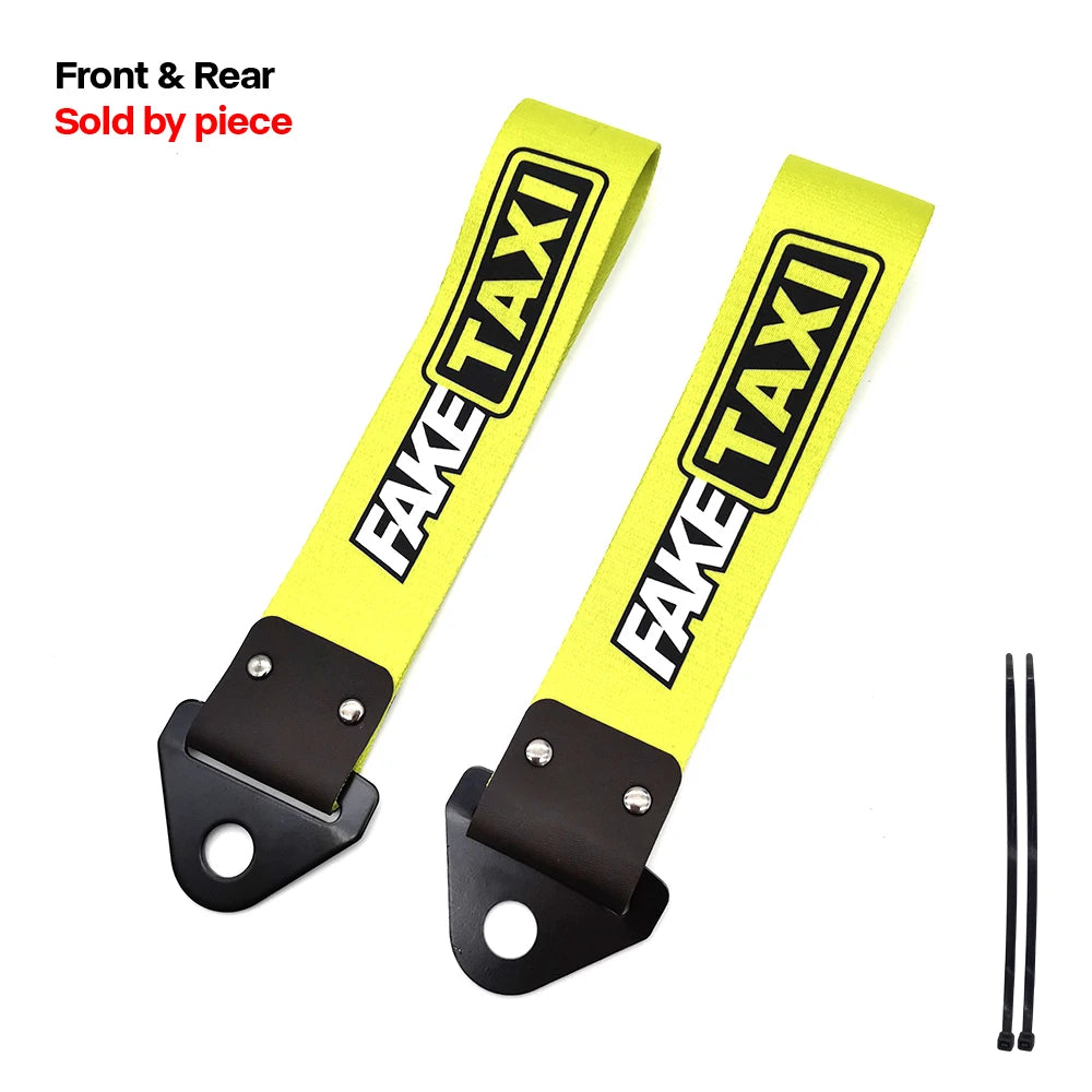 Correa de remolque colgante para coche con cultura de carreras JDM, cuerda de remolque, cinta, parachoques, accesorios para NOS HKS Initial D