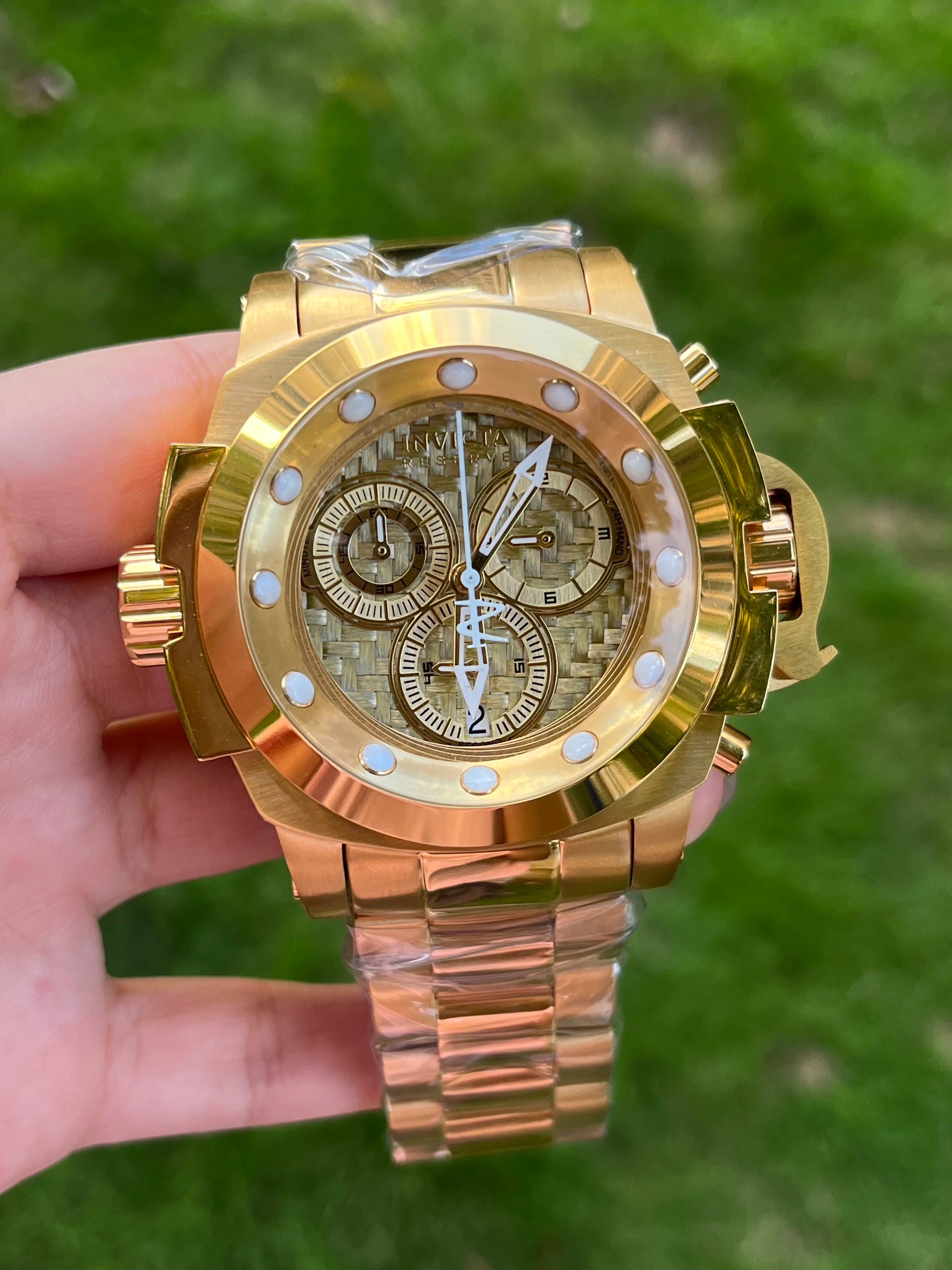 INVICTA Vortex Element Waterproof Quartz Large Dial Men's Watch