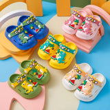 Outdoor Beach Slippers Children's Garden Shoes Trendy Crocodile Soft Sole Sandals For Baby Breathable Non-slip For Indoor