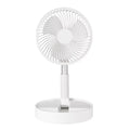 2025 new folding telescopic free adjustment fan charging usb multi-function outdoor portable home desktop floor-standing fan
