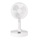 2025 new folding telescopic free adjustment fan charging usb multi-function outdoor portable home desktop floor-standing fan