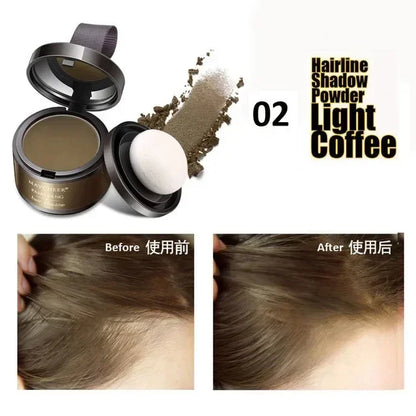 Maycheer linha fina sombra em pó cabelo pó fofo instantaneamente modificado borda do cabelo preenchido testa linha fina