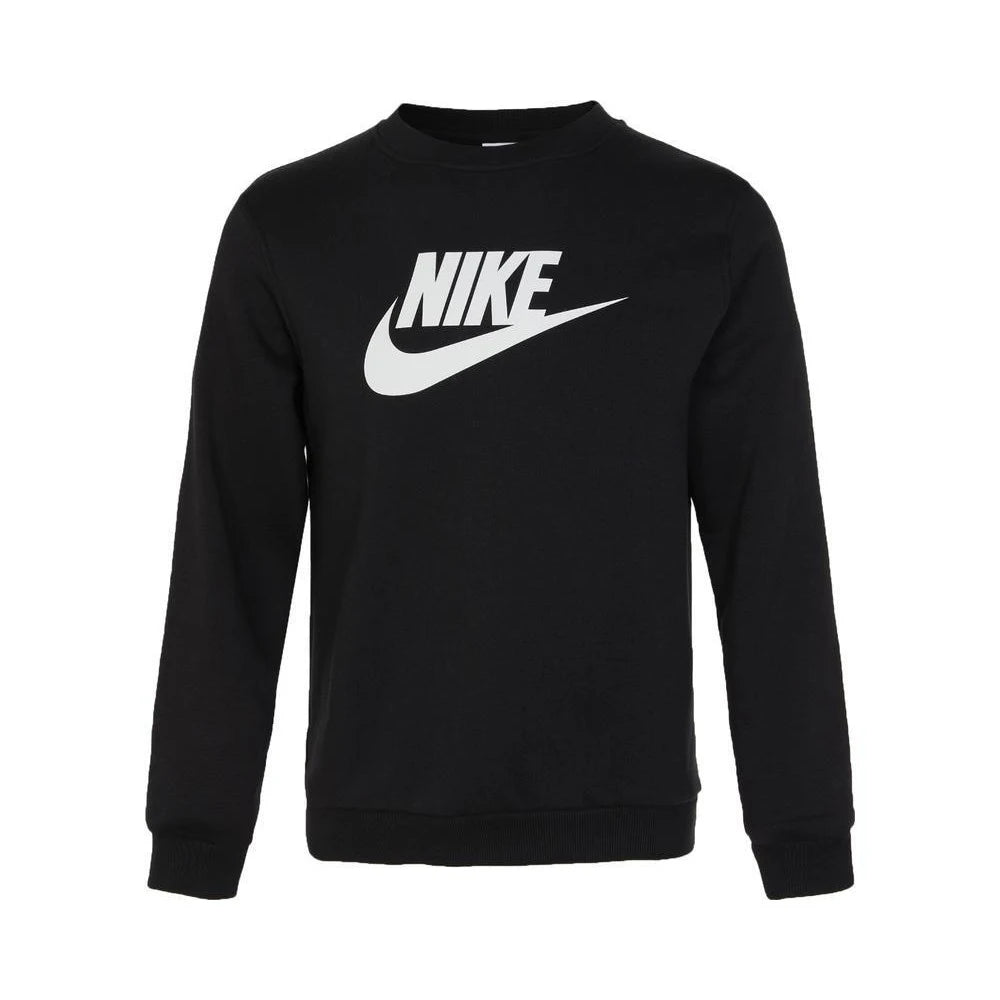 Sudadera con capucha de punto Nike 2024 para niños K NSW CLUB FLC CREW LS HBR FD2992-010