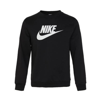 Sudadera con capucha de punto Nike 2024 para niños K NSW CLUB FLC CREW LS HBR FD2992-010