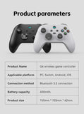 G6 wireless mobile game controller with Hall trigger and Hall joystick supporting Switch/PC/Android/iOS