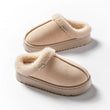Fashion Women Fluffy Slippers for Autumn and Winter Indoor EVA Thick Sole Anti-Slip and Warm Unisex Slippers for Winter