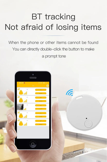 Smart Mini GPS Tracker Key Kids Car Finder Pets Locator Bluetooth Tracker Device Anti-lost Reminder Device Locator Accessories