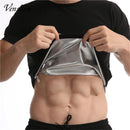 Vensslim Men’s Sauna Suit Sweat Heat Trapping Workout Fat Burner Vest Slimming Body Shaper Tank Top Waist Trainer Fitness Corset