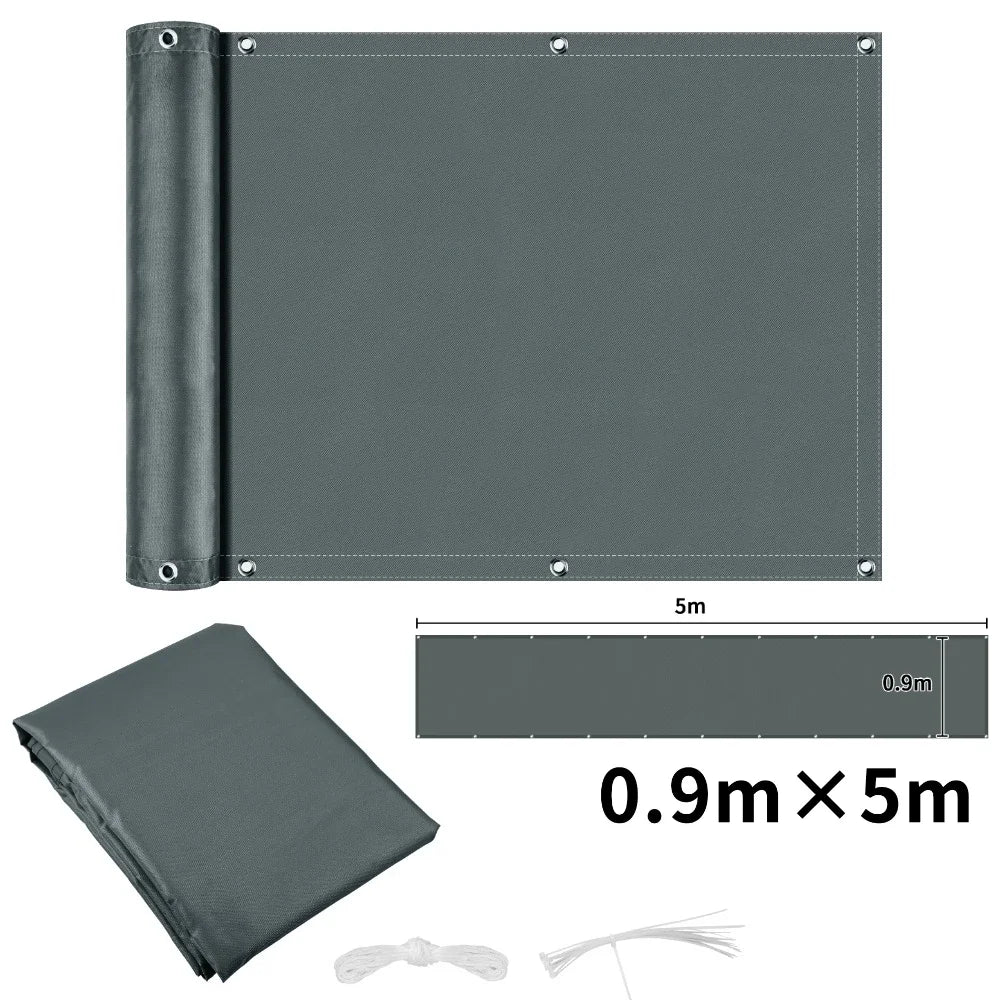 Waterproof Privacy Fence Screen Fence Covering Privacy with Grommets UV Protection Fencing Shade Cover for Outdoor Yard Backyard