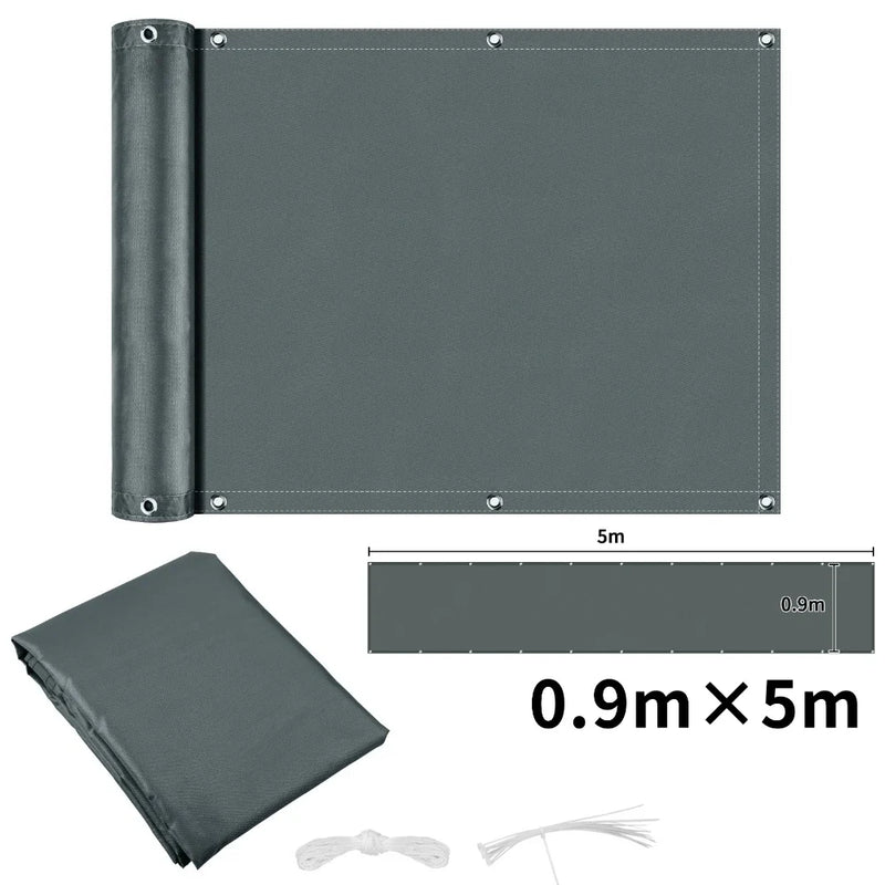 Waterproof Privacy Fence Screen Fence Covering Privacy with Grommets UV Protection Fencing Shade Cover for Outdoor Yard Backyard