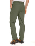 TACVASEN Waterproof Lightweight Hiking Pants Mens Ripstop Quick Dry Cargo Work Pant Outdoor Trekking Hard-wearing Trousers Male