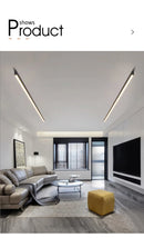 Modern Long Strip Ceiling Light Surface Mounted Minimalist Aisle Lamp Living Room Bedroom Kitchen Home Office LED Lighting