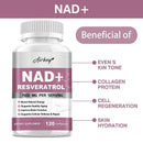NAD+ Resveratrol Supplements - Anti Aging and Natural Cell Regeneration, for Cellular Health, Strengthens Immune SystemSupplemen