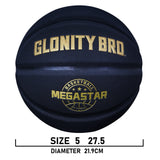 Size 5/6/7 Composite Leather Non-slip Basketball For In&Outdoor Soft Touch And Enhanced Durability Team Training Ball Black-Gold