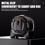 Laser Tape Measure Self-locking High-precision Steel Tape Black Fluorescent Wear-resistant Fall Resistant Digital Metric Tape