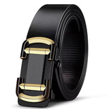 Cinturones de marca famosa para hombre, cinturones de cuero genuino de lujo de calidad, correa de metal con hebilla automática.