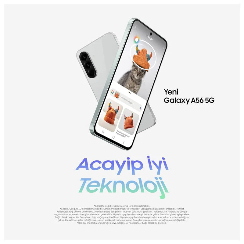 Samsung Galaxy A56 5G Smartphone Middle East Version Exynos 1580, 6.7" Super AMOLED Display, 120Hz, 50MP, 5000 mAh, NFC, IP67, N