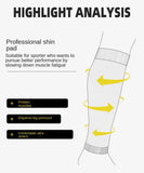 1Pair Football Socks Soccer Accessories Leg Brace Sleeves Breathable Sport Sock Adult Kids Shin Guards Calf Protection Leg Cover