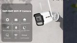 8MP 4K IP Camera Wifi Wireless 5MP AI Human Detect iCSee CCTV Bullet Outdoor Surveillance Security Protection Video Camera Cam