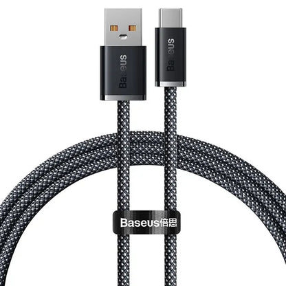 Cabo Baseus 100W USB A para USB C USB-C PD Cabo de carregamento rápido para cabo USBC Huawei Samsung Xiaomi Tipo-C