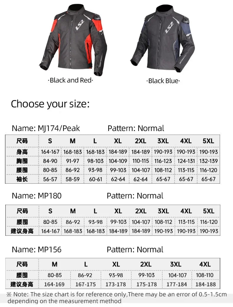 LS2 Winter Waterproof Motorcycle Jacket Men Women CE Certified Riding Jacket Warm Protective Gear with Removable Thermal Liner