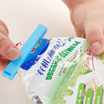 10 pçs portátil novo armazenamento de cozinha alimentos lanche selo saco de vedação clipes selador braçadeira ferramenta de plástico acessórios de cozinha