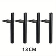 Pernas de móveis de metal, 4 unidades, suporte para móveis, pés redondos para mesas, sofás, mesas de café, estante