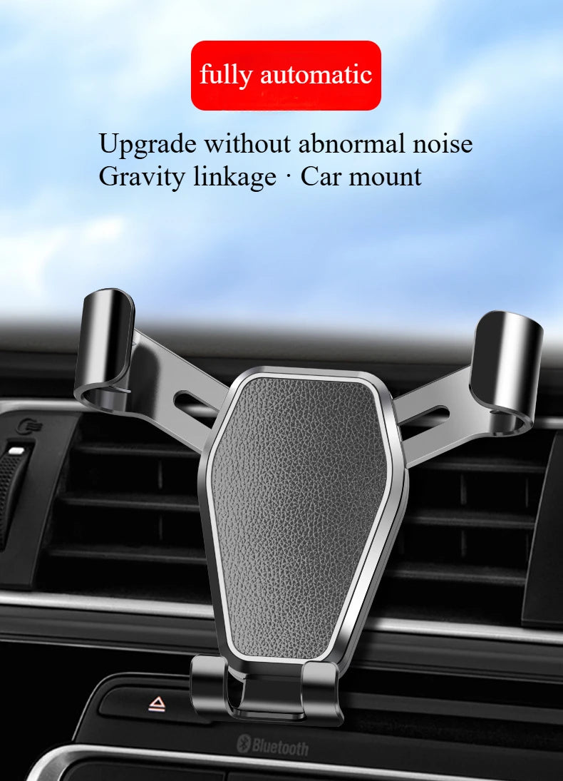 Universal Gravity Auto Phone Holder Car Air Vent Clip Mount Mobile Phone Holder Cell Phone Stand GPS Support For iPhone Samsung