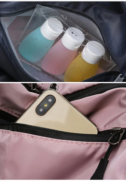 Sport Gym Bag Fitness Travel Shoulder Bags Crossbody Training School Bags Dry Wet Duffel for Men Women Carry on Weekender Bag