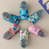 2026 Summer 0-5Y Baby Girls Walkers Shoes Mesh Breathable Anti-Slip Soft Boys Children Shoes Cartoon Print Toddler Indoor Shoes