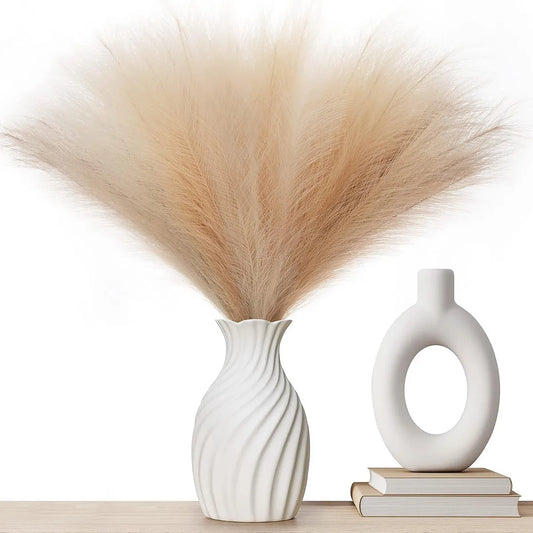 5/10Pcs Pampas Grass Reed Artificial Plant Hot Sale Home Outdoor Garden Wedding Bridal Bouquet DIY Festival Scrapbook Decoration
