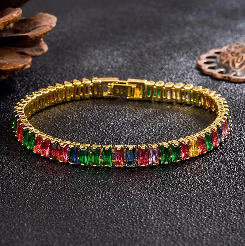 Pulsera de tenis de moissanita auténtica de 3 mm D VVS, con brillo de diamante, sólida S925, joyería para boda, regalo para mujer.