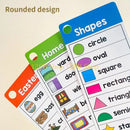 12PB Vocabulary Flashcards Educational Learning Cards Sight Words Flash Cards