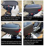 Motorcycle Tank Bag For BMW R1250GS R1200GS S1000XR F850GS R 1200 RT/R 1250 GS ADV F750 F900 XR Luggage Quick Lock Racing Backpa