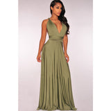 Sexy Women Multiway Wrap Convertible Boho Maxi Club Red Bandage Long Dress Party Bridesmaid Infinity Robe Longue Femme