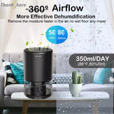 Electric Dehumidifier Moisture Absorbers Air Dryer With 1000ml Water Tank Quiet Air Home Dehumidifier For Bedroom Wardrobe