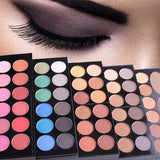 Miss Rose Makeup Case Set Kit-Ultimate Color Combination-Holiday Gift Set Cosmetic Eye Shadow Lip Gloss Blush Brow Combo Palette