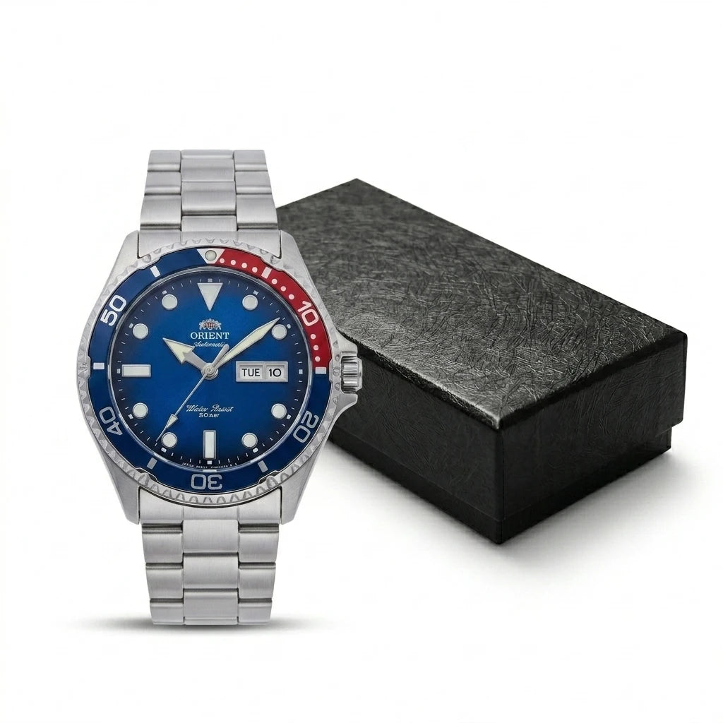 Relogio masculino automatico diver de mergulho em alo inox a prova de agua 200 M