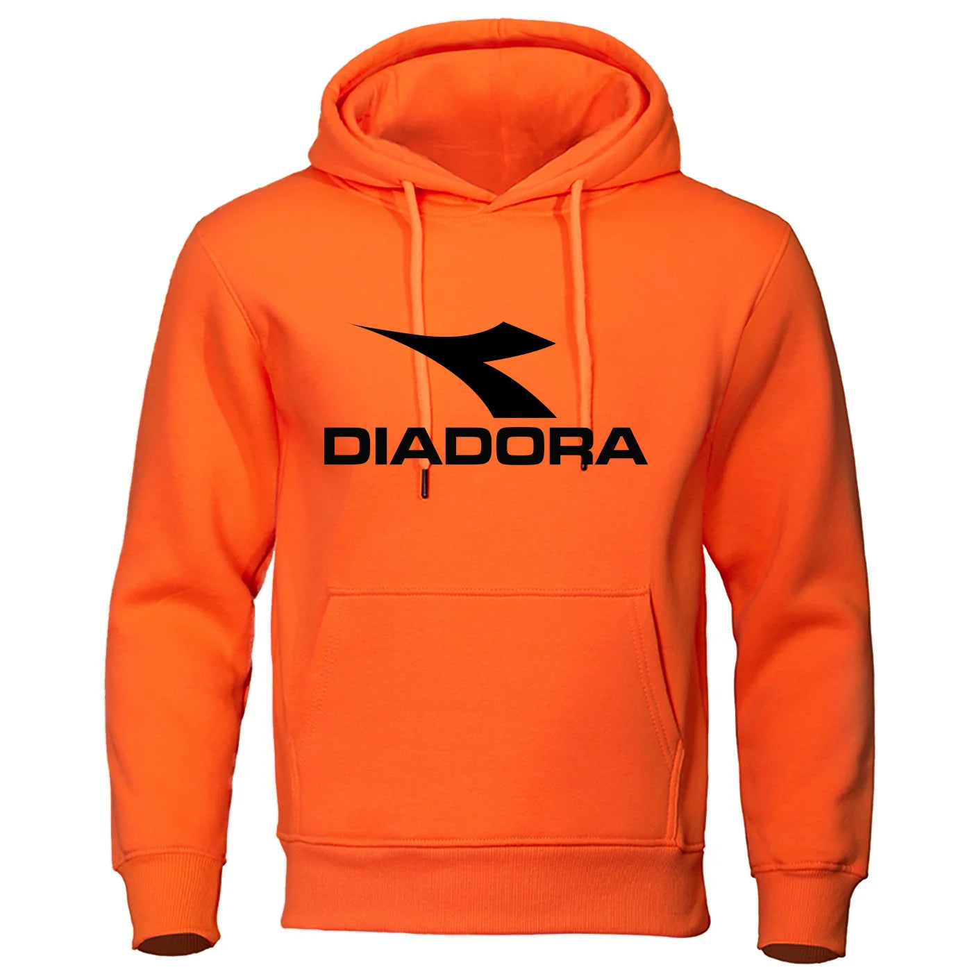 Diadora 2024 Trendy Fashion Casual Sportswear Comfortable Printed Loose Top Pullover Men's Hooded Sweatshirt Street Wear