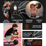 Grooved Silent Basketball Size 7# 6# 5# Men/Women/Children Indoor Dribble Practice Bounce Quiet Soft Airless Foam Ball No Noises