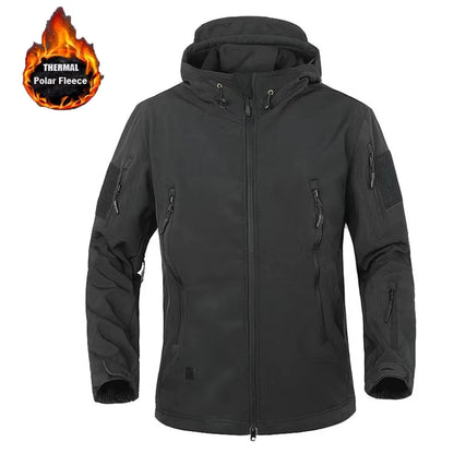Chaquetas SoftShell de invierno para hombre, pantalones tácticos, para acampar, senderismo, caza, pesca, sudaderas de forro polar, abrigos, tallas S-5XL, pantalones cargo para exteriores.