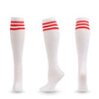 Unisex Compression Socks Football Socks Non-slip Long Tube Knee High Stockings Socks Striped Soccer Socks Running Sports Socks